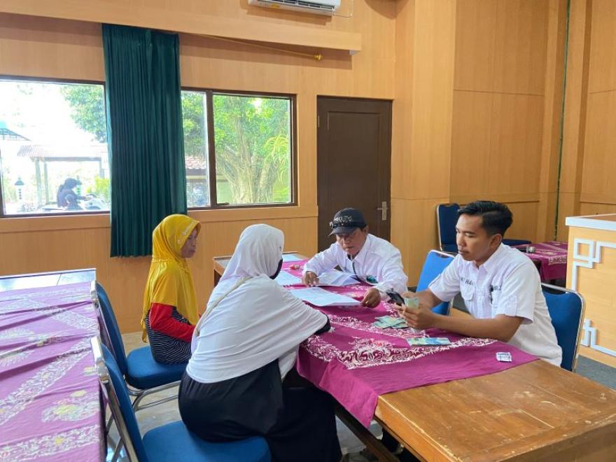 Penyaluran BLT-DD salur ke 9 tahun 2025 disalurkan 24 KPM (Keluarga Penerima Manfaat)